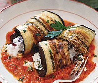 Eggplant Cannelloni with Cheese