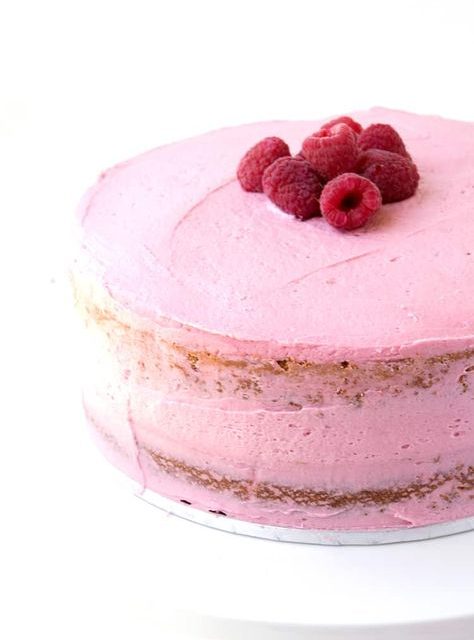 Creamy Raspberry Cake