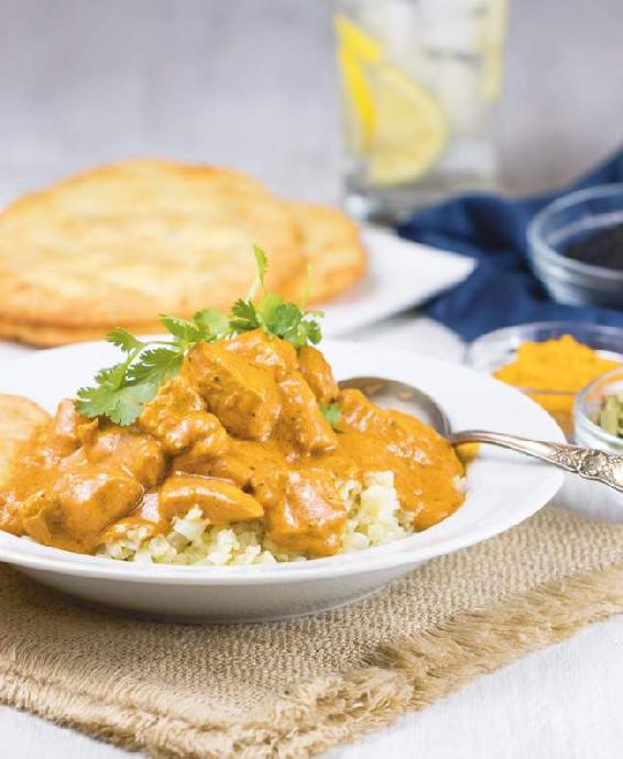 INDIAN-STYLE COCONUT BUTTER CHICKEN