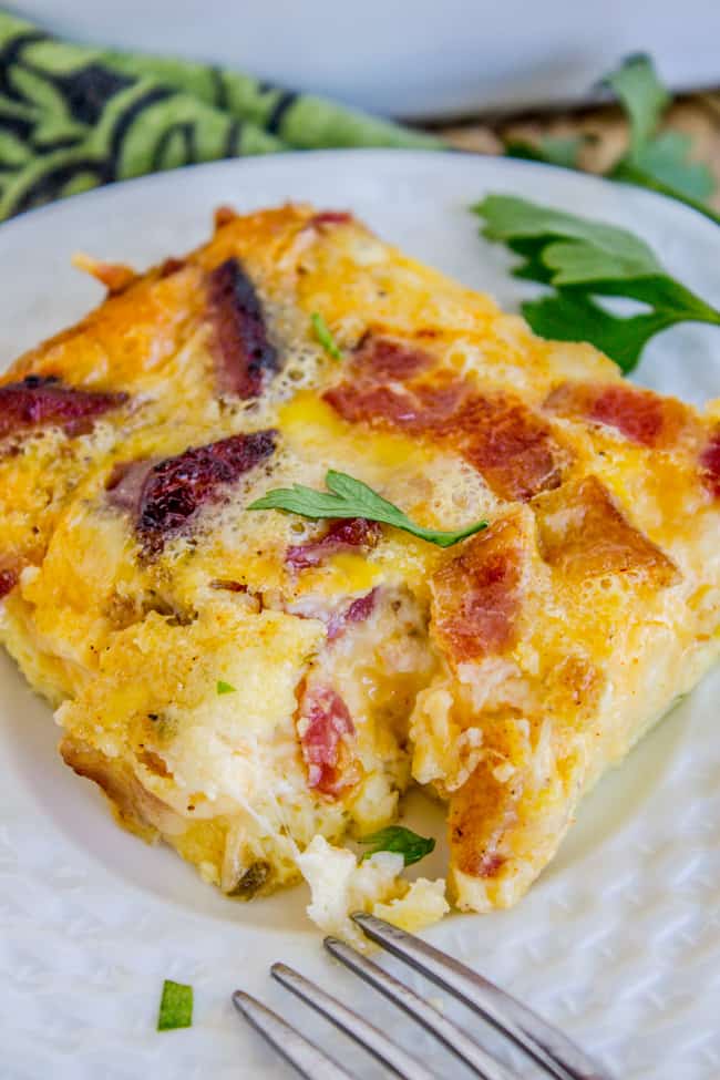 Cheesy Bacon and Egg Casserole | Breakfast | Keto Recipes