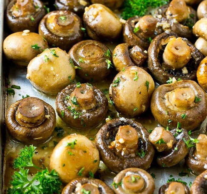 Garlic Herb Mushrooms