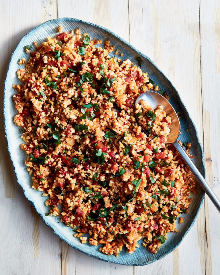 SpanishStyle Cauliflower Rice Keto Recipes