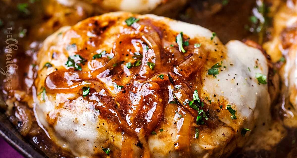 Excellent Pork Chops With French Onion Sauce