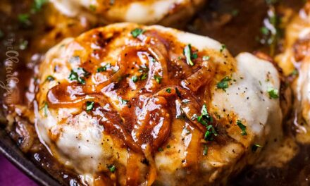 Excellent Pork Chops With French Onion Sauce