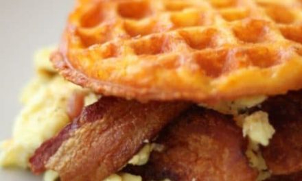 Bacon and Cheddar Chaffle