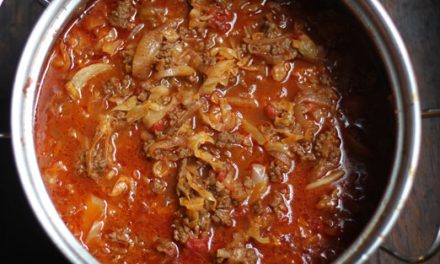 Cabbage Bolognese
