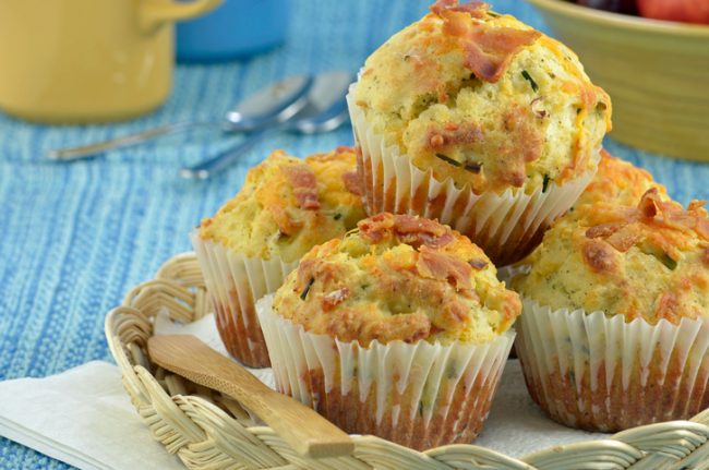 Savory Delicious Bacon Muffins