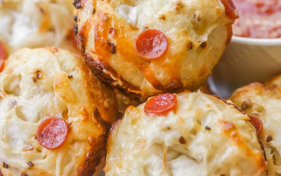 Cheesy Pepperoni Muffins