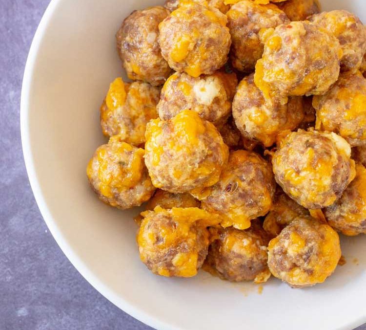Sausage Balls with Cheese