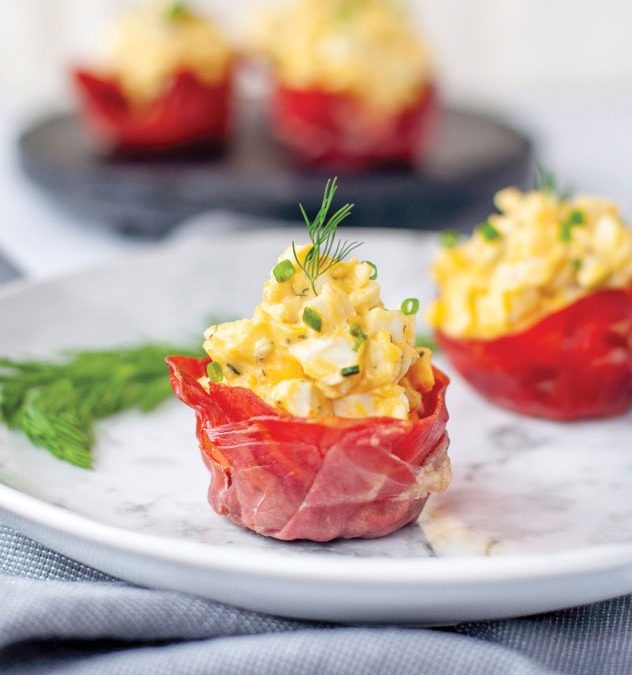 EGG SALAD PROSCIUTTO CUPS