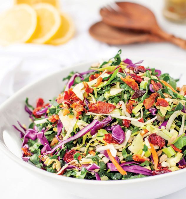 KALE AND CABBAGE CHOPPED SALAD