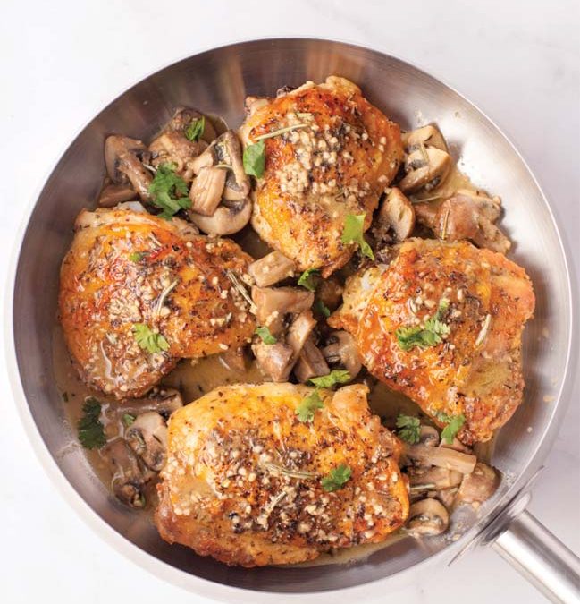 Herbed Chicken with Mushrooms