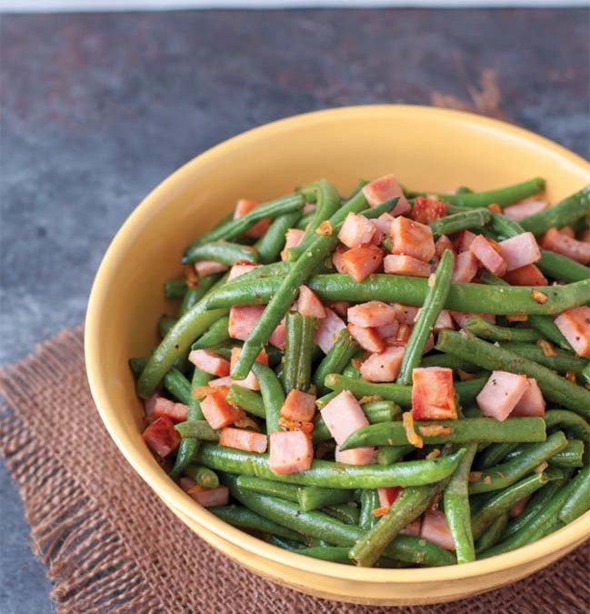 Sautéed Green Beans with Ham