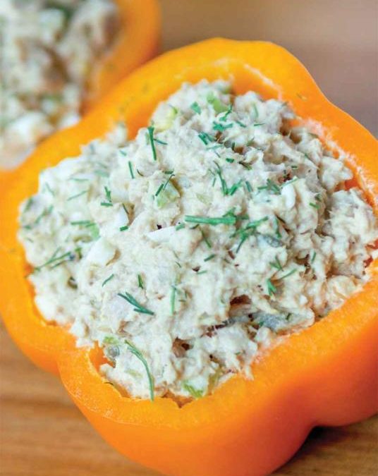 Tuna Salad–Stuffed Peppers