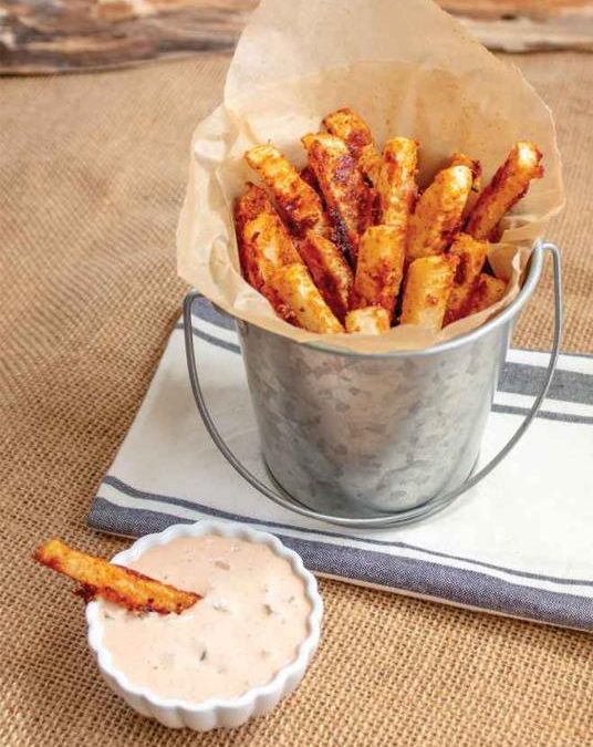 Turnip Fries with Dipping Sauce