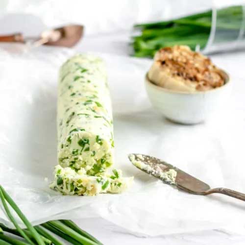 Chive and Blue Cheese Bombs