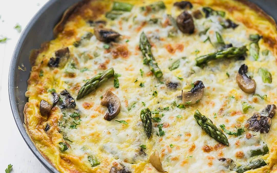 Mushroom and Asparagus Frittata