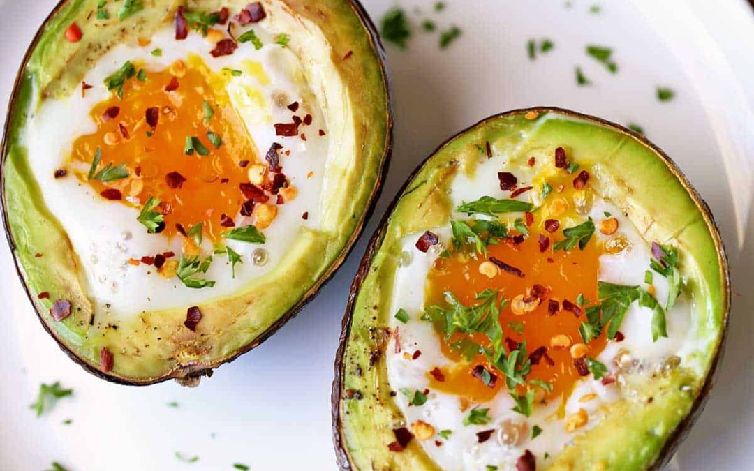 Baked Avocado Eggs