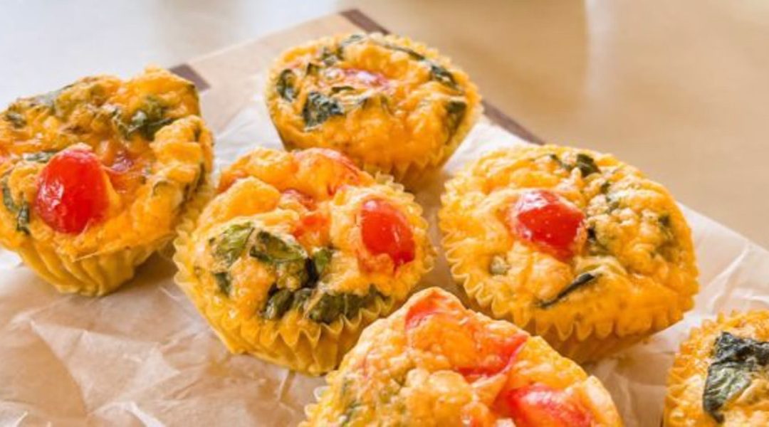 Tomato Mozzarella Egg Muffins