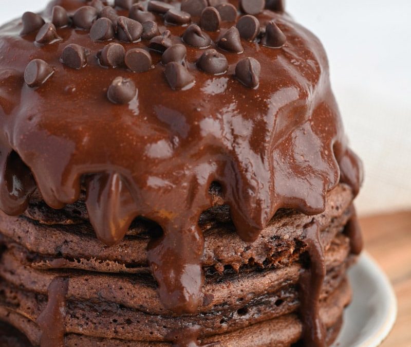 Chocolate Protein Pancakes