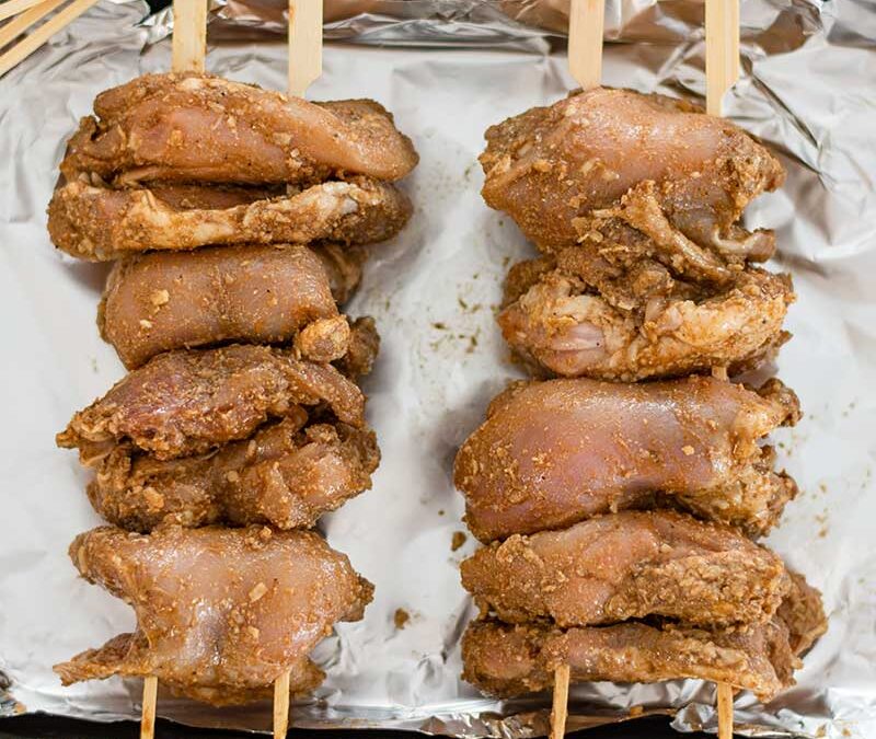 Keto Chicken Doner Kebabs