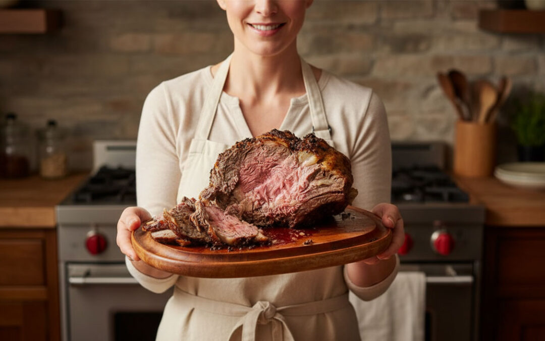 Garlicky Prime Rib Roast