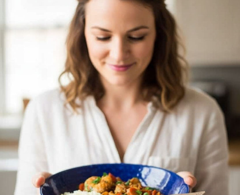 Caribbean Jerk Shrimp with Cauliflower Rice