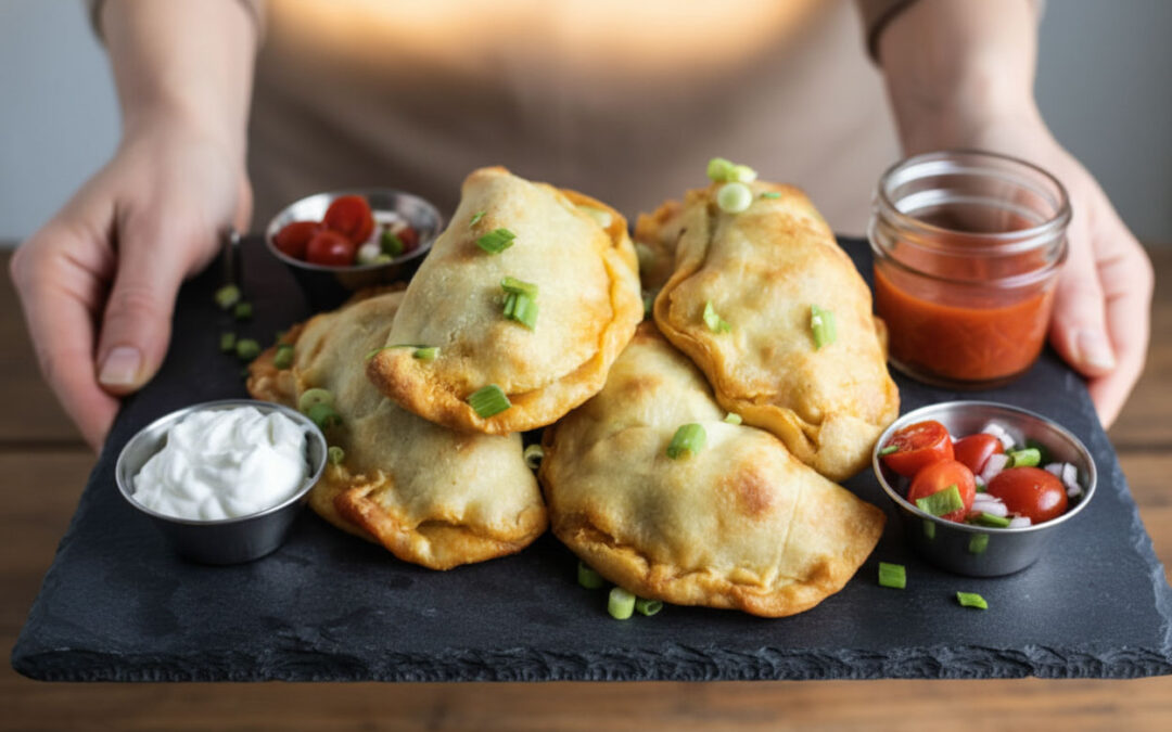 Keto Buffalo Chicken Empanadas
