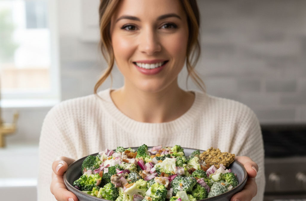 Keto broccoli salad