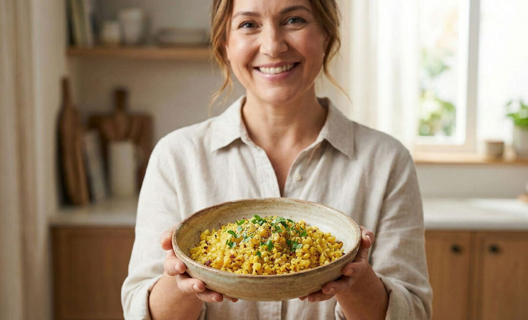 Baked Cauliflower Rice