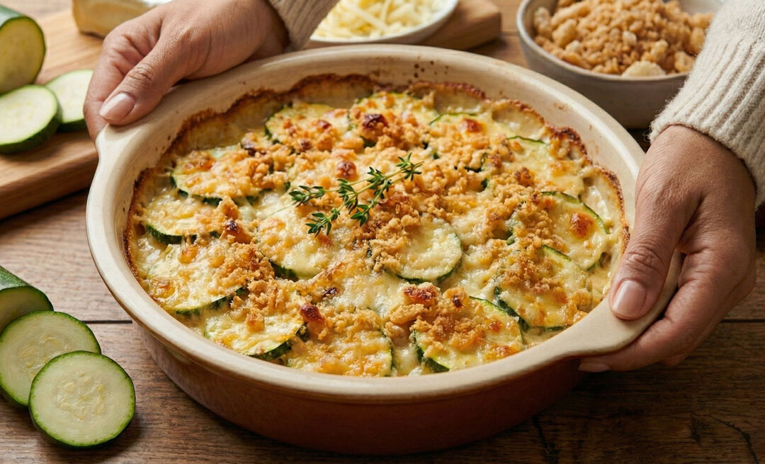 Baked Zucchini Gratin
