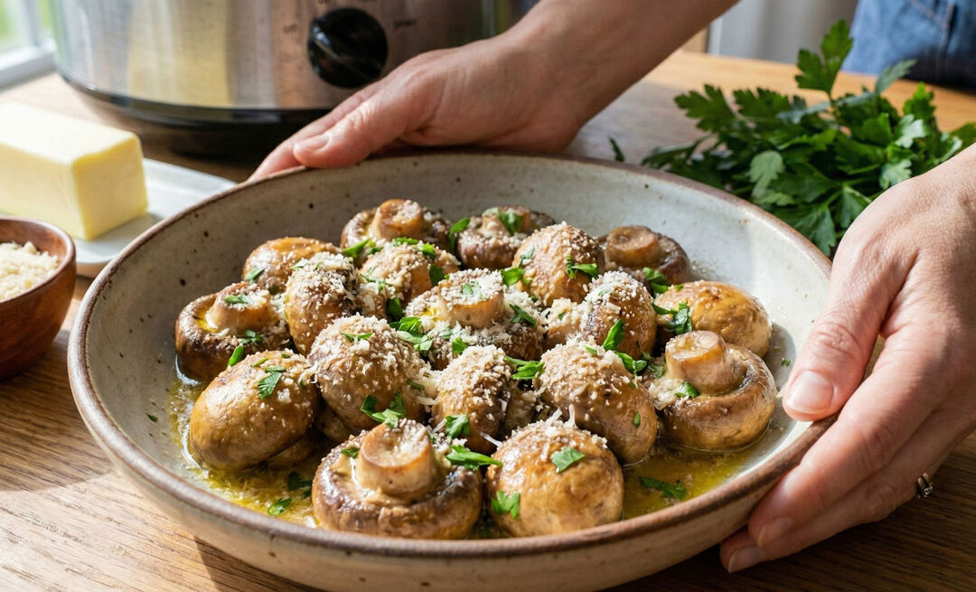 Buttery Slow-Cooker Mushrooms