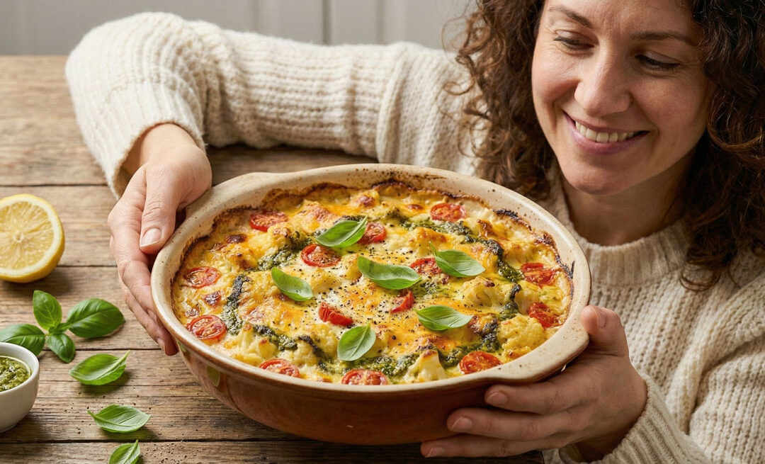 Cheese Cauliflower Bake