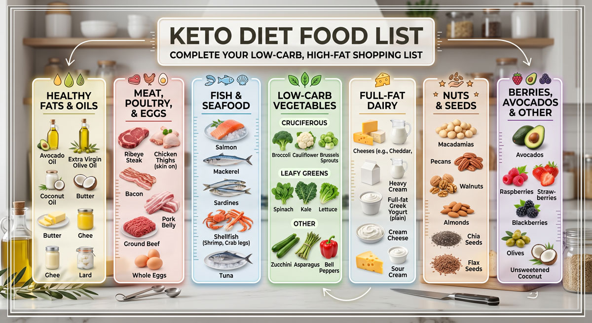 Keto Diet Food List
