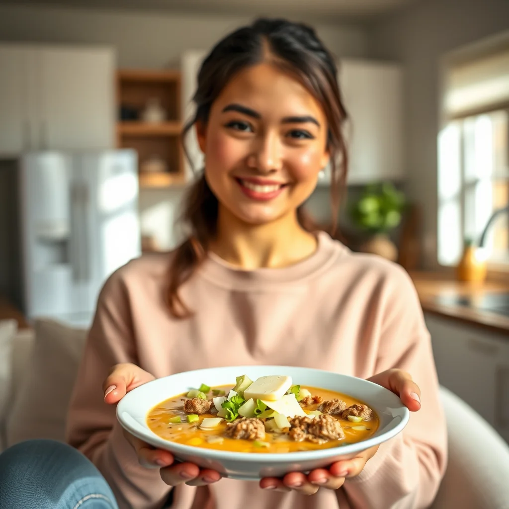 Keto Cheeseburger Soup – vegetarian recipe