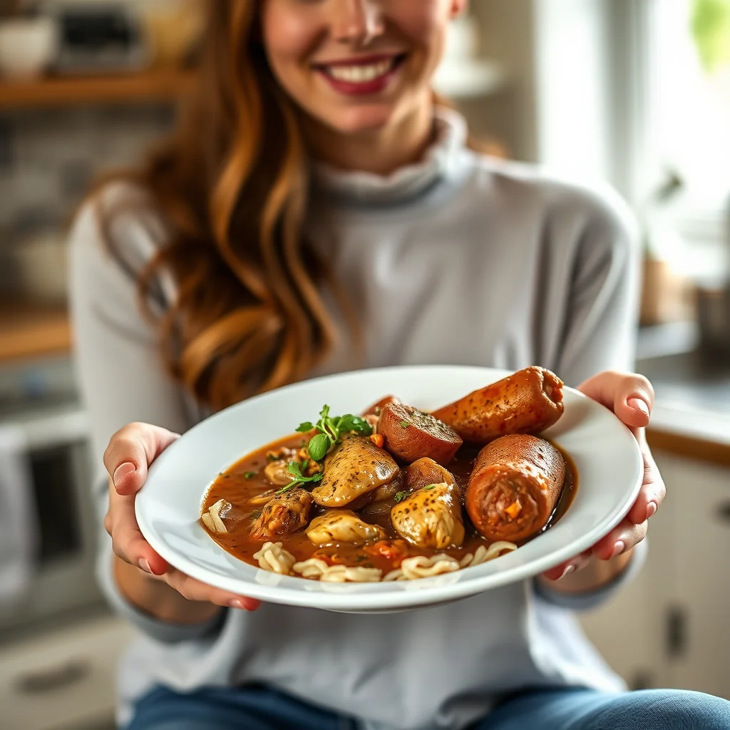 Keto Gumbo with Chicken & Sausage – vegetarian recipe