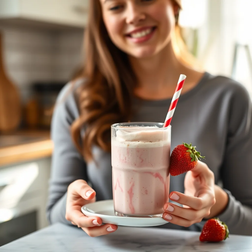 The Best 5-Minute Keto Strawberry Milkshake – vegetarian recipe