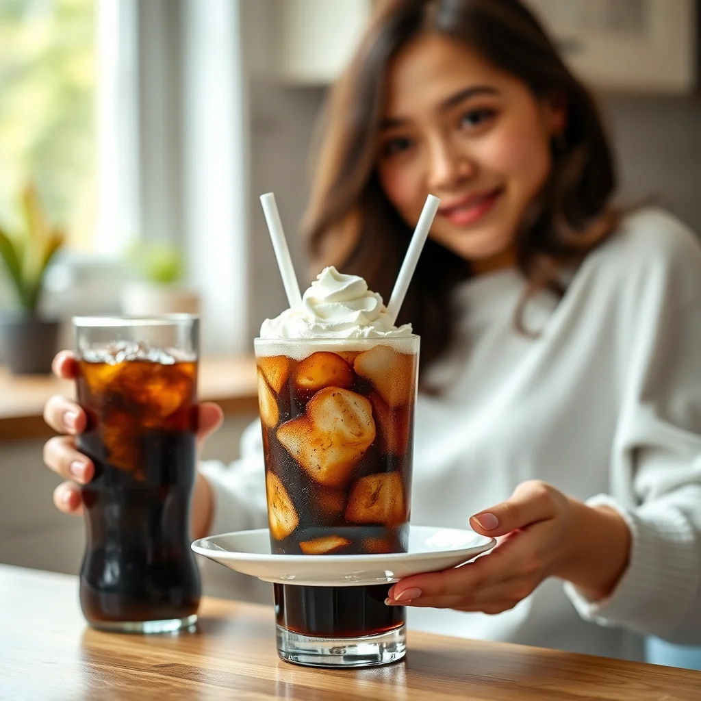Keto-Friendly Sugar-Free Cola Float – vegetarian recipe