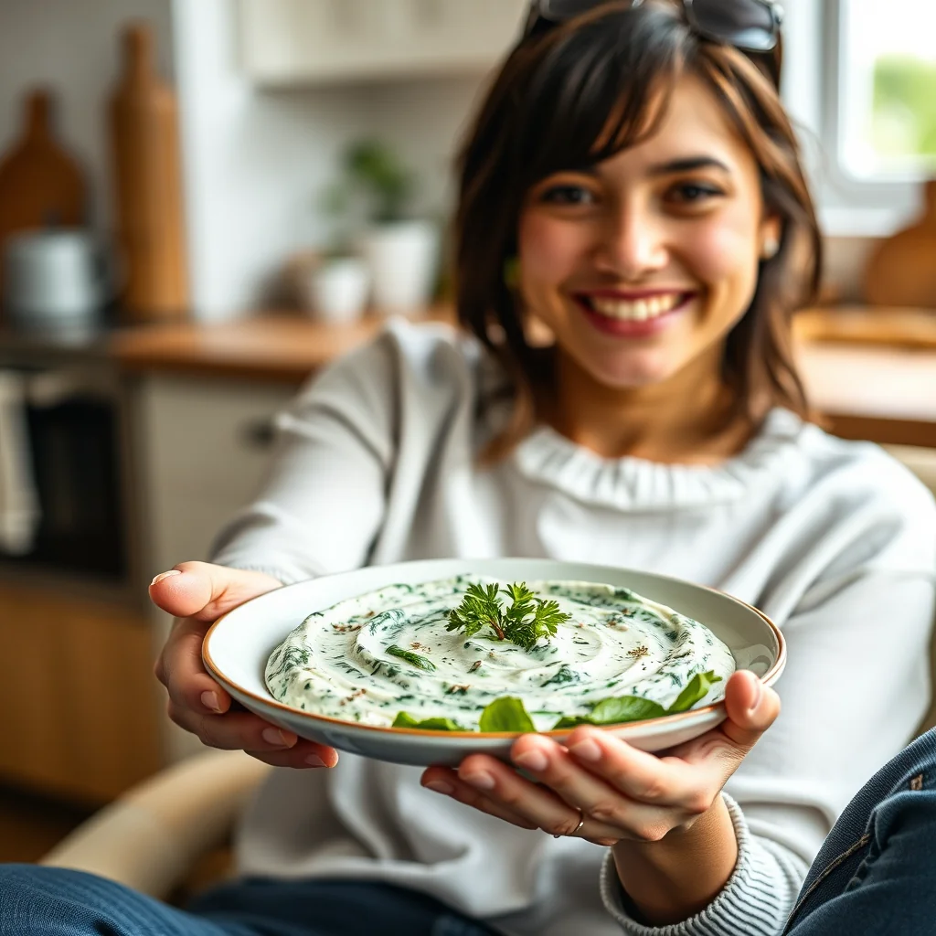5-Minute Spinach Dip – vegetarian recipe