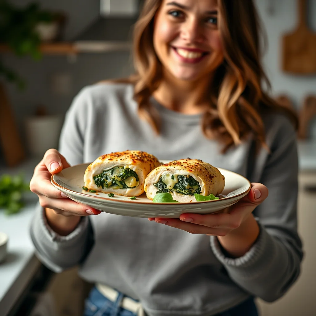 Keto Spinach Stuffed Chicken – vegetarian recipe
