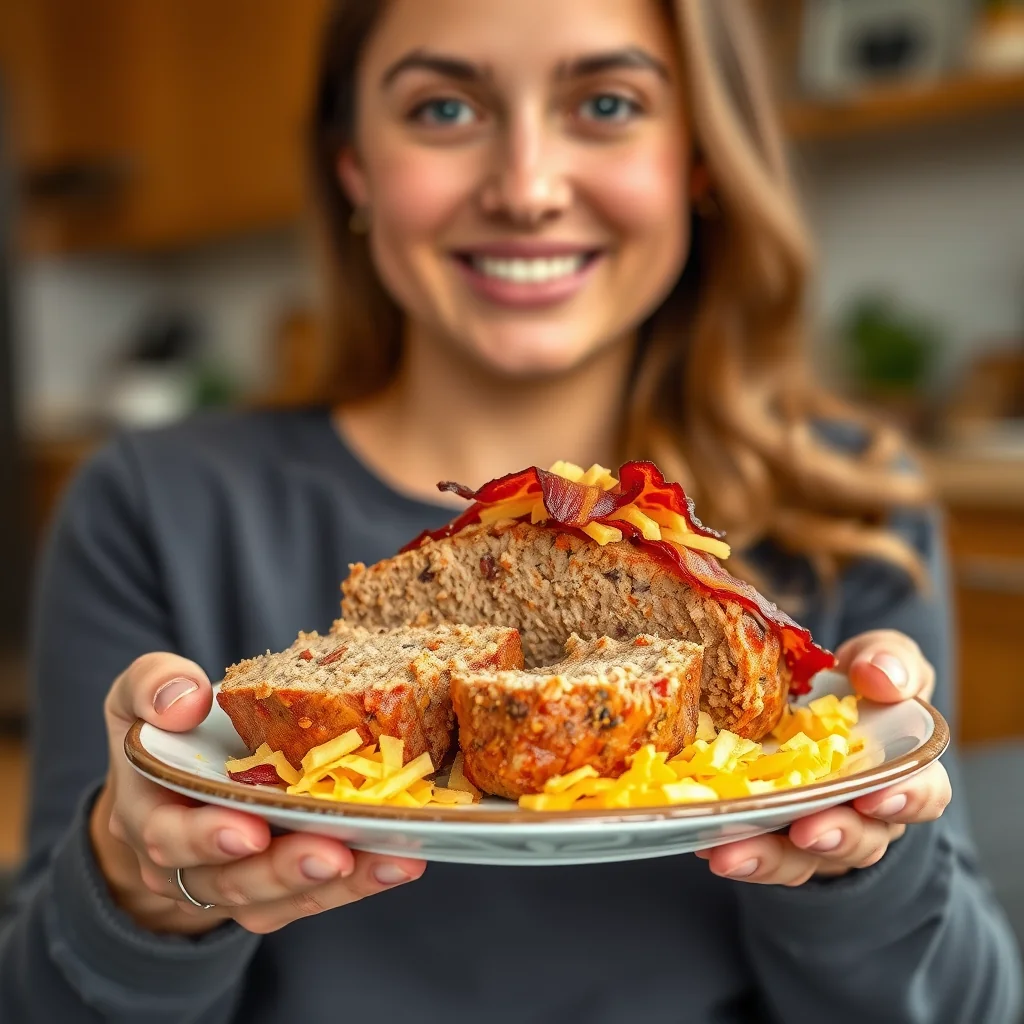 Juicy Keto Bacon Cheddar Turkey Meatloaf – vegetarian recipe