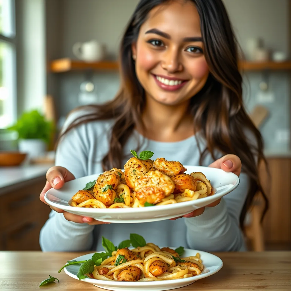 Spicy Lemongrass Basil Chicken – vegetarian recipe