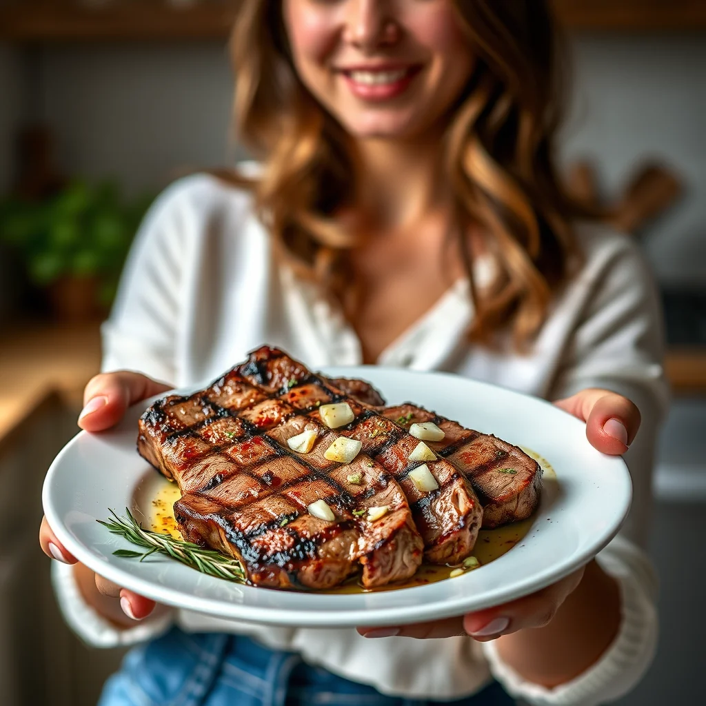 Spicy Grilled Flank Steak with Monterrey Jack – vegetarian recipe