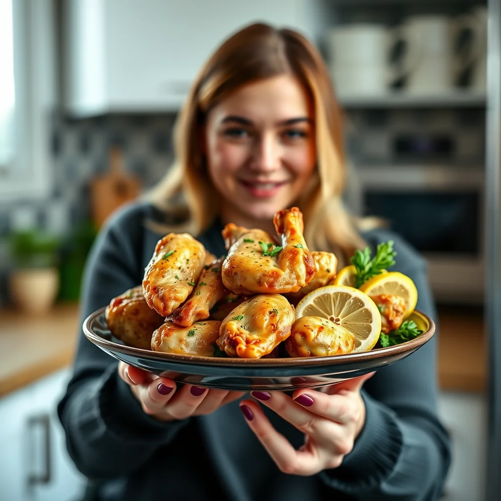 Instant Pot Lemon Herb Wings – vegetarian recipe