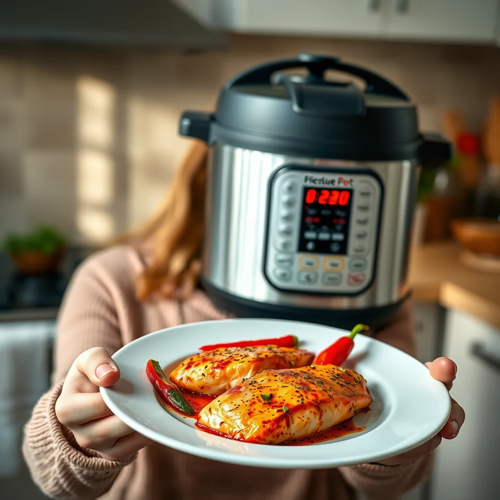 Spicy Pepper Salmon in the Pressure Cooker – vegetarian recipe