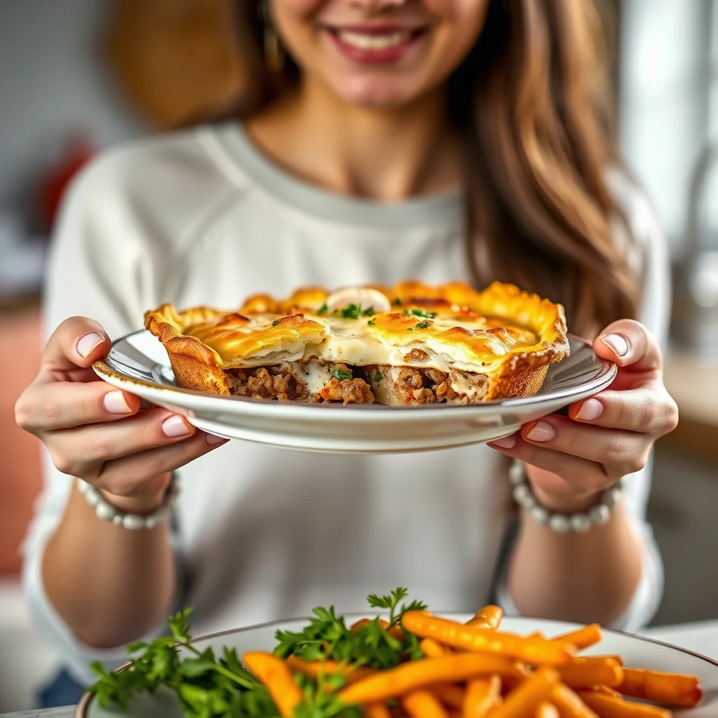 Instant Pot Ricotta and Sausage-Crusted Pie – vegetarian recipe