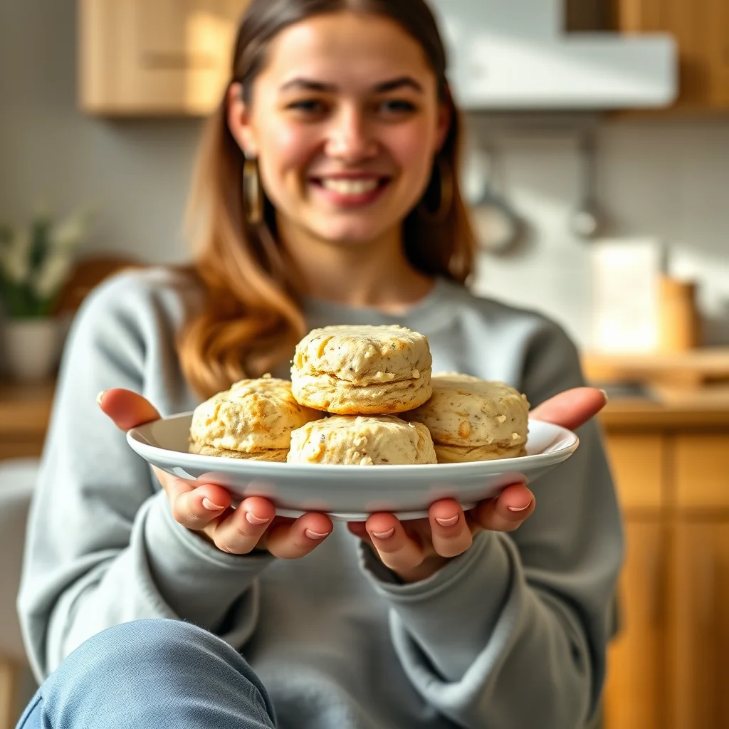 Salted Thyme Biscuits (Instant Pot, Keto) – vegetarian recipe