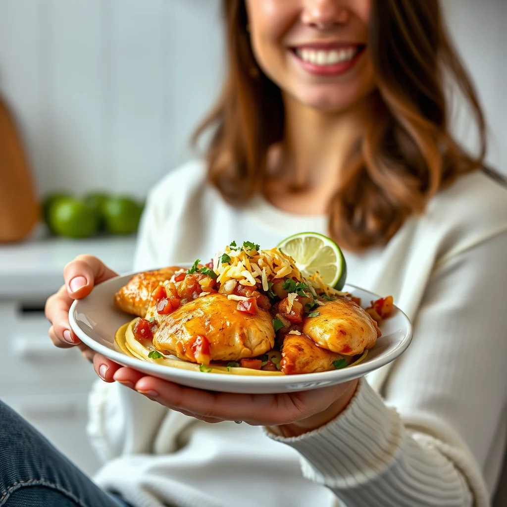 Instant Pot Lime and Salsa Chicken – vegetarian recipe