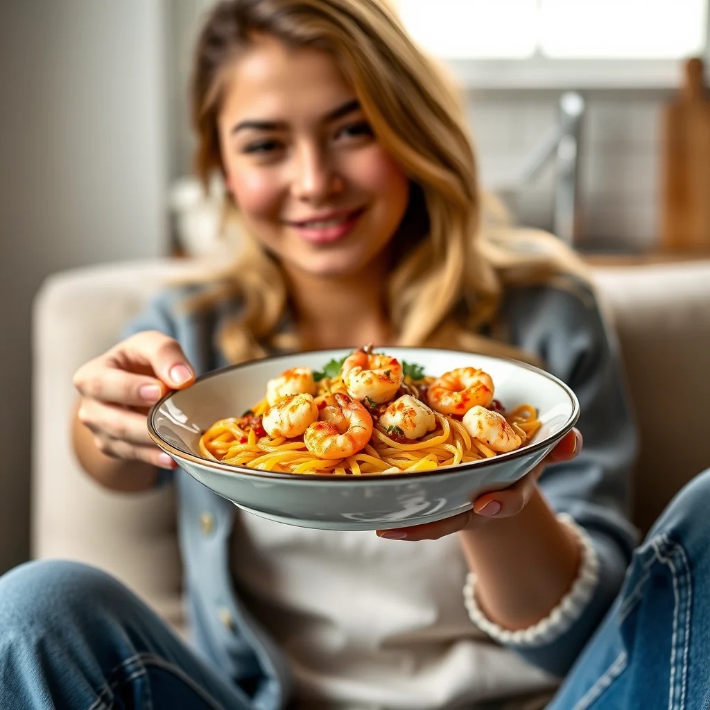 Spicy Shrimp Keto Pasta – vegetarian recipe