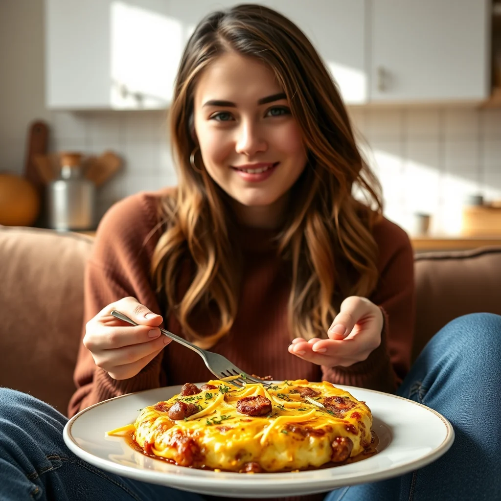 Instant Pot Sausage and Cheddar Frittata – vegetarian recipe